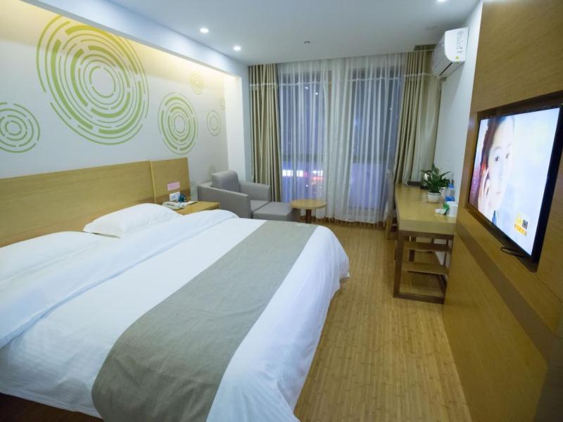Greentree Inn Hefei Feixi County South Jinzhai Road Jinyun International Business Hotel Sanshigang Luaran gambar