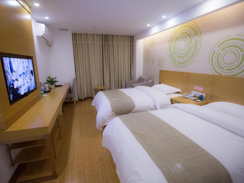 Greentree Inn Hefei Feixi County South Jinzhai Road Jinyun International Business Hotel Sanshigang Luaran gambar