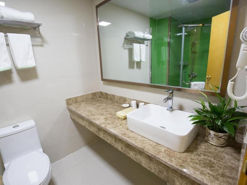 Greentree Inn Hefei Feixi County South Jinzhai Road Jinyun International Business Hotel Sanshigang Luaran gambar